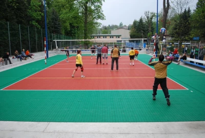 Volleyballfeld Sportboden, Sportböden mit System OSTACON, 